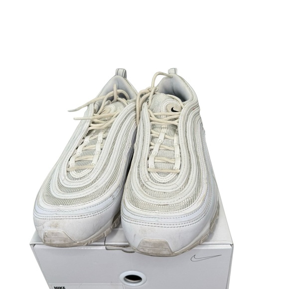 Nike Air Max 97 By You Custom Women's Shoes White/White/White Size 9.5 - Picture 5 of 9